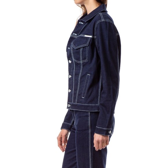 013. NEW!! Unisex Tie-Dye Trucker Vintage Jacket - Picture 5 of 7